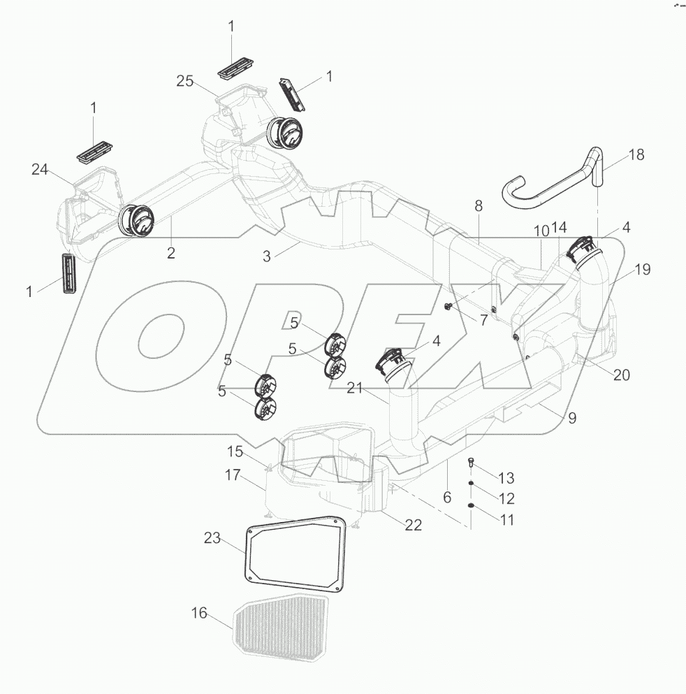 46C9342-001-00 AIR DUCT AS