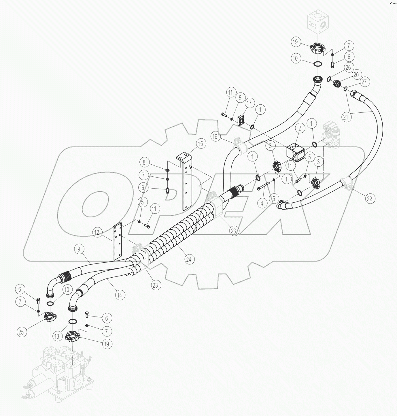00C3832-001-00 CONTROL VALVE LINES