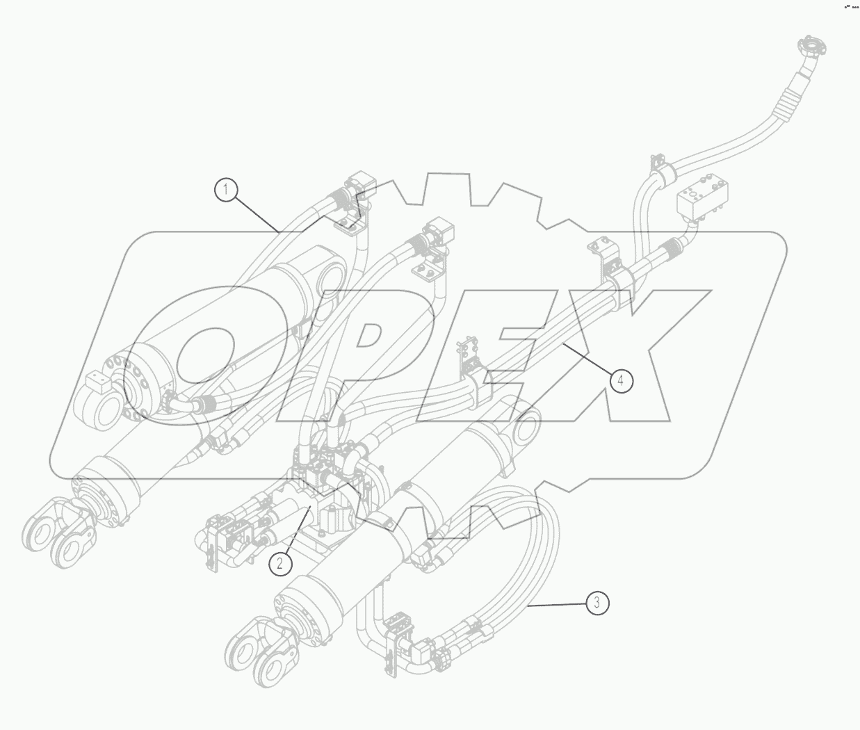 00C3643-000-00 CONTROL VALVE and LINES