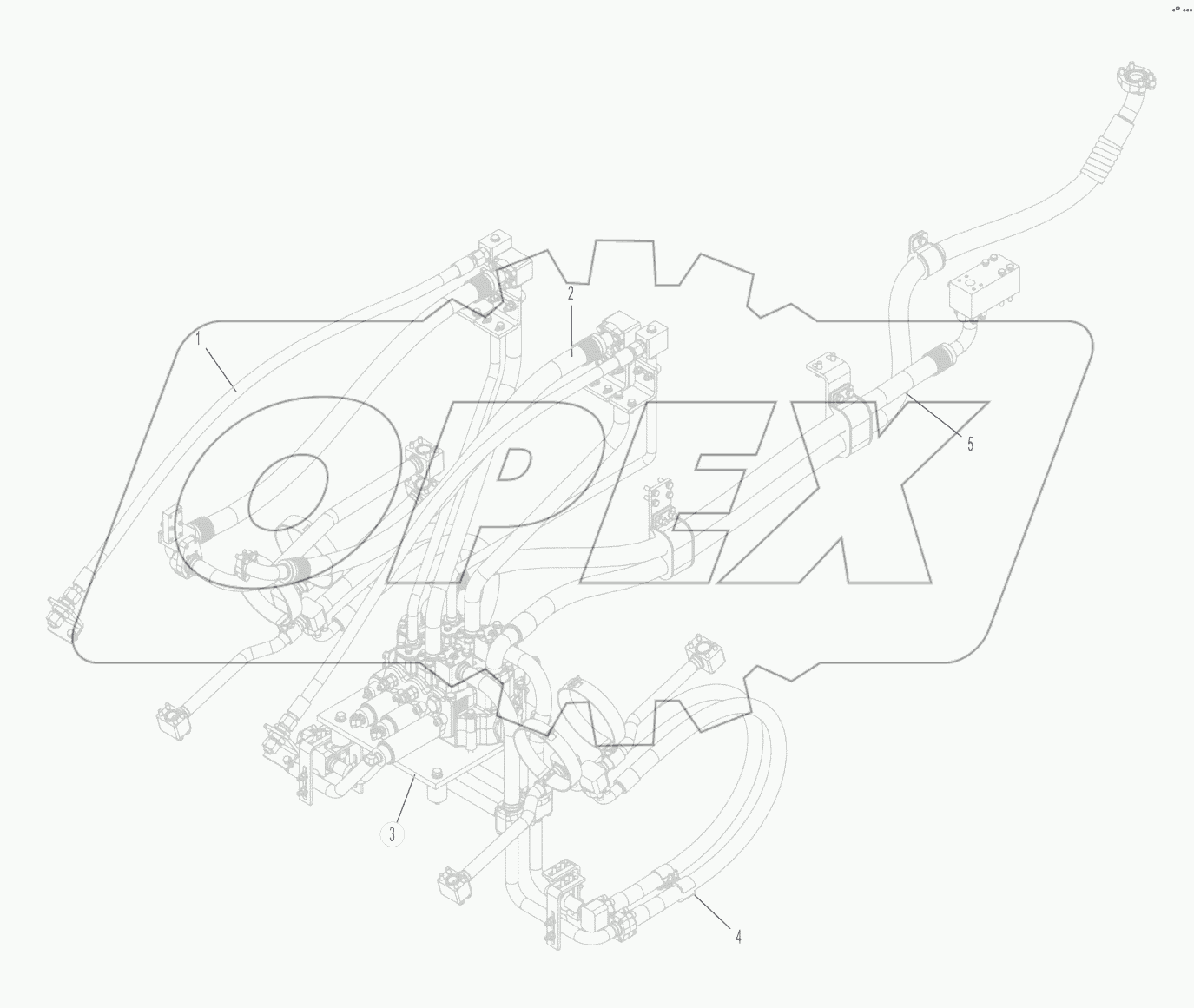 00C4828-000-00 CONTROL VALVE and LINES