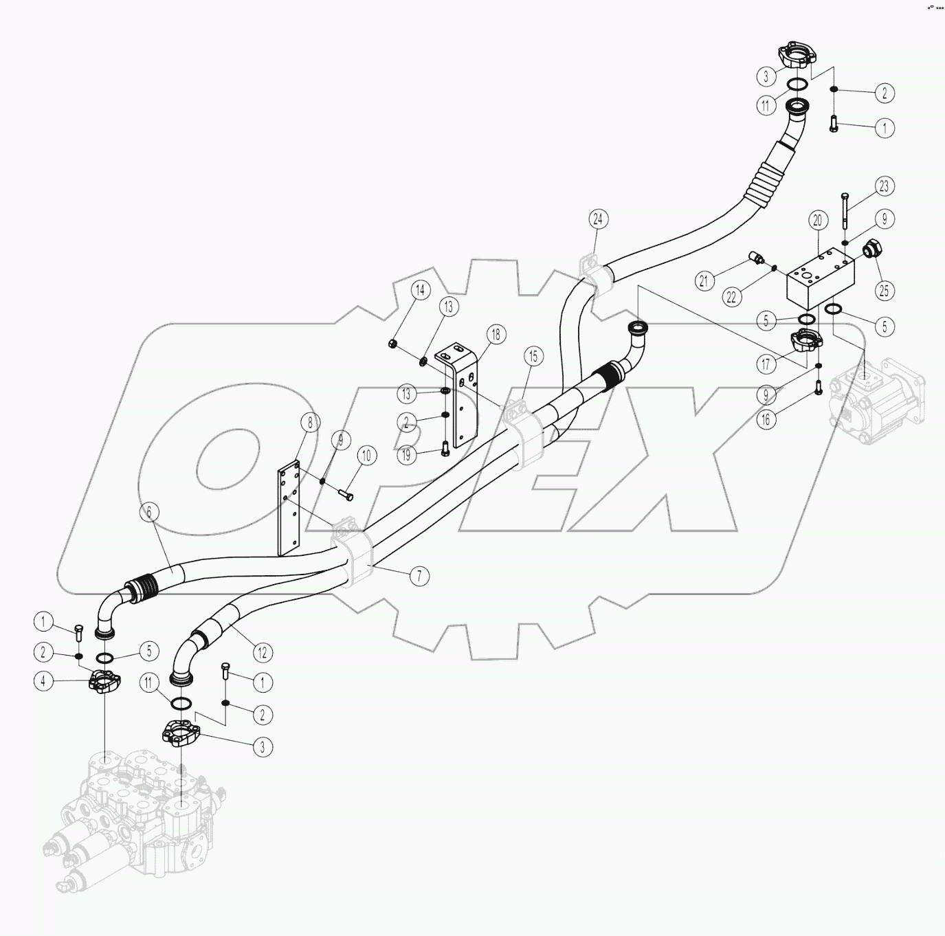 00C4829-000-00 CONTROL VALVE LINES