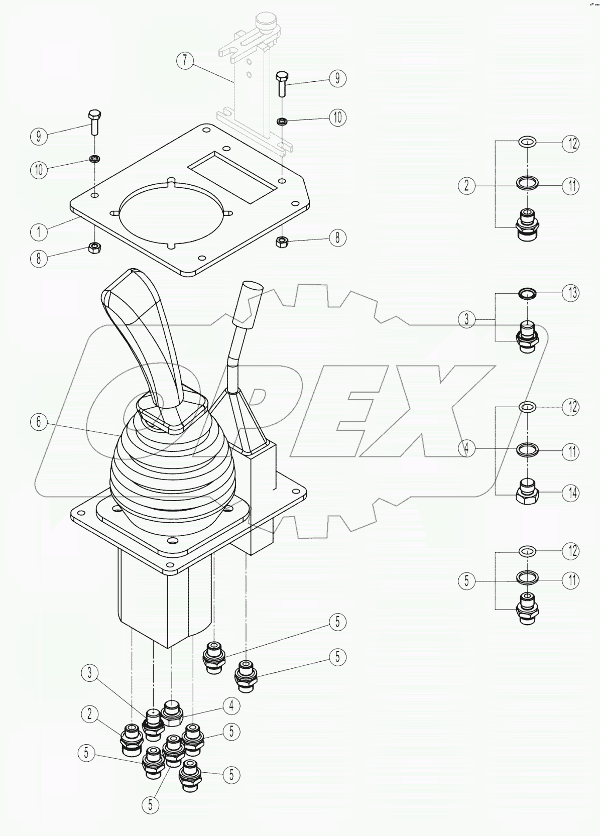 12C5450-000-00 PILOT VALVE MOUNTING AS
