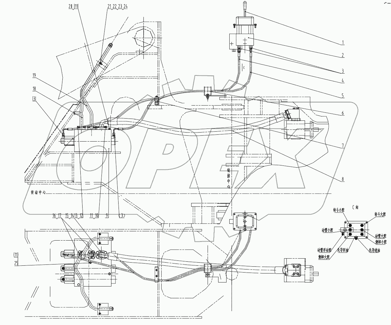  11E0101 003 SIDE DUMP HYDRAULIC SYSTEM
