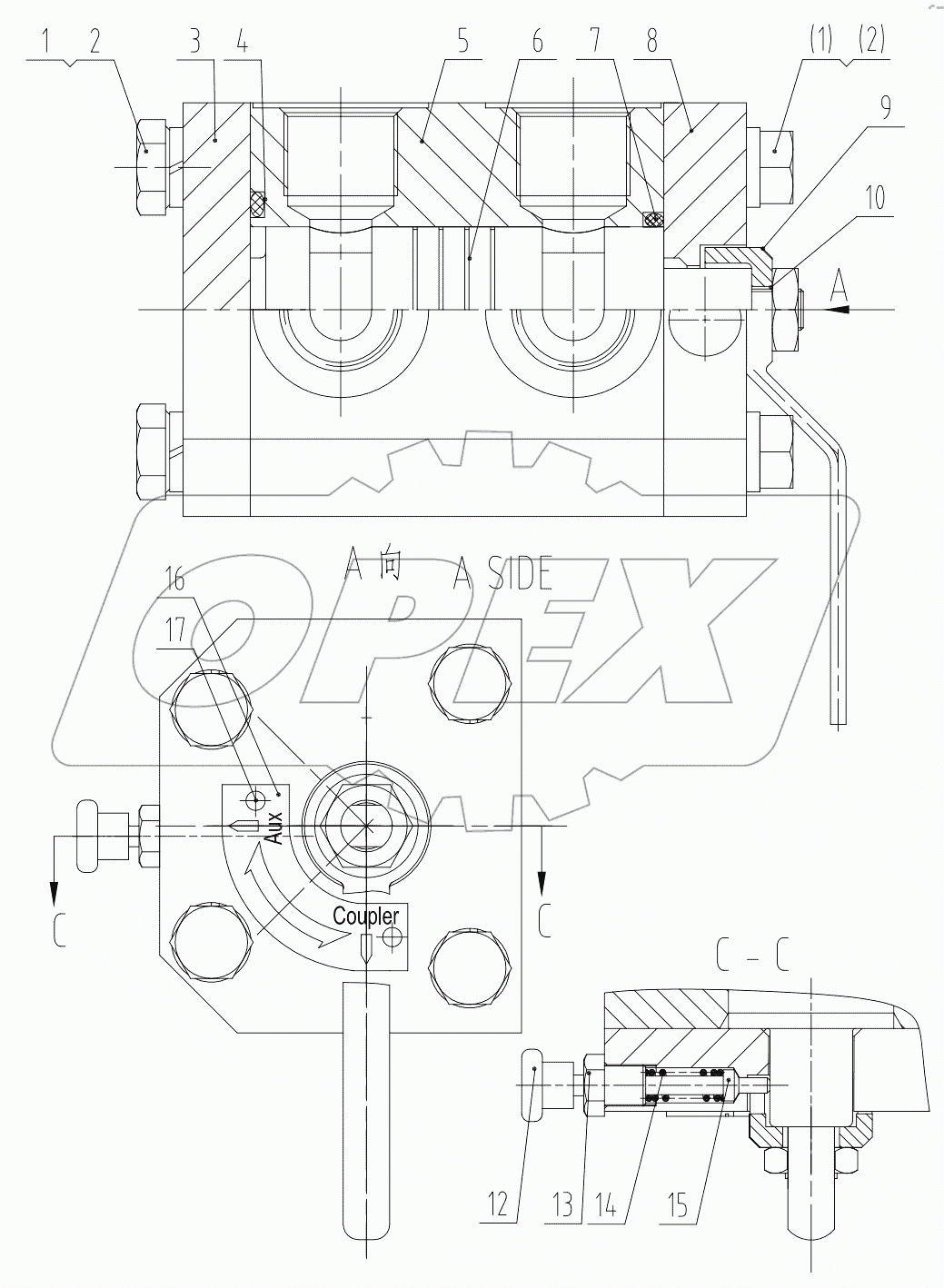  12C0685 008 DIVERTER VALVE