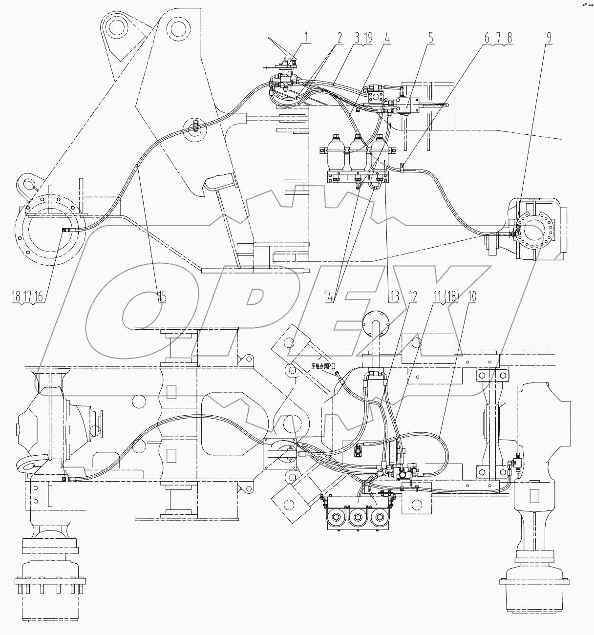  20E0173 001 SERVICE BRAKE SYSTEM