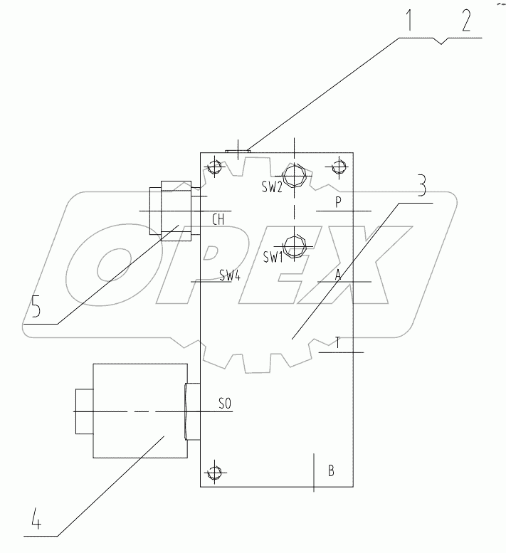  45C0219 000 BRAKE VALVE AS