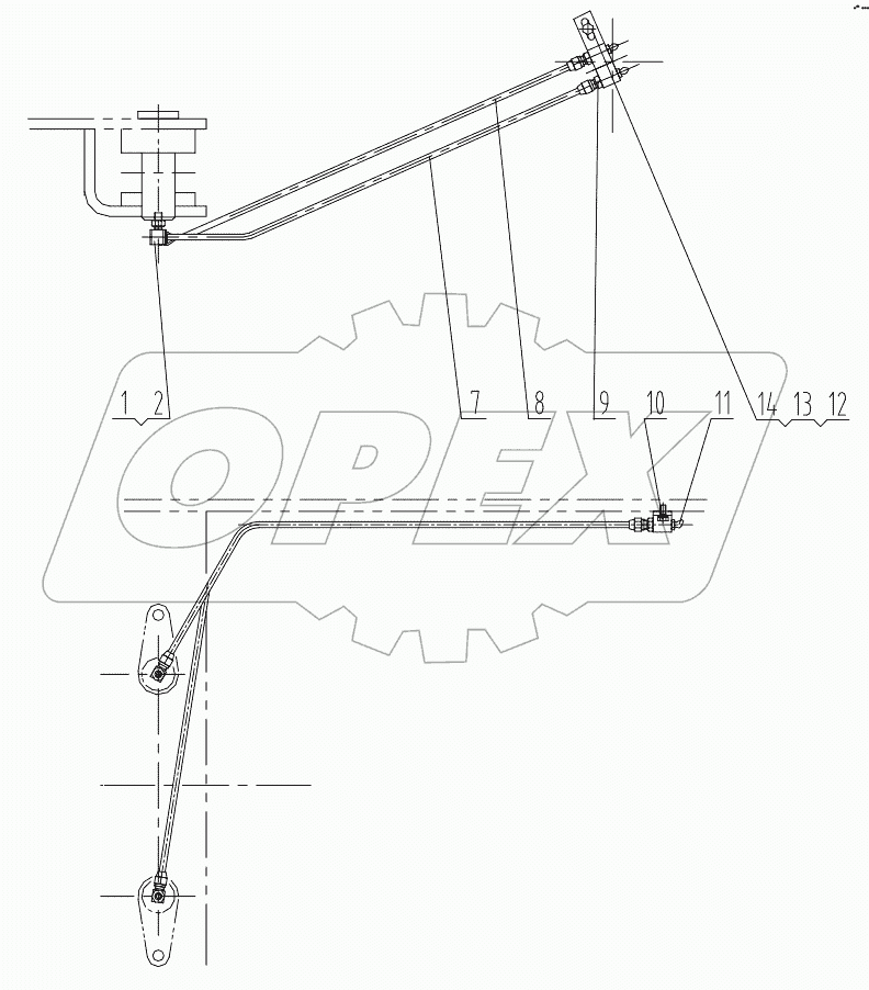  01C0012 001 GREASE LINES