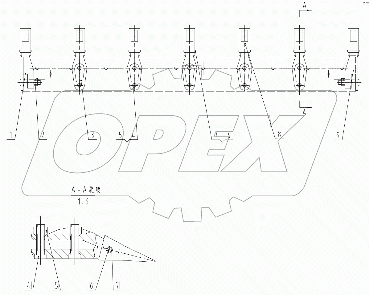  43C0442 000 TOOTH GROUP