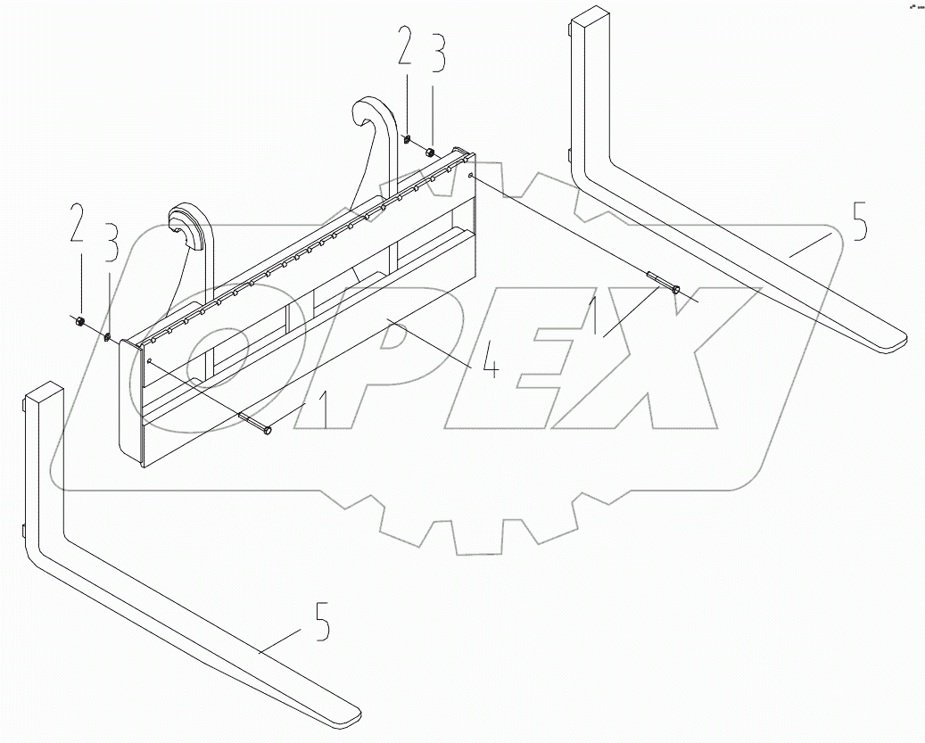  43C0916 000 FORK COUPLER