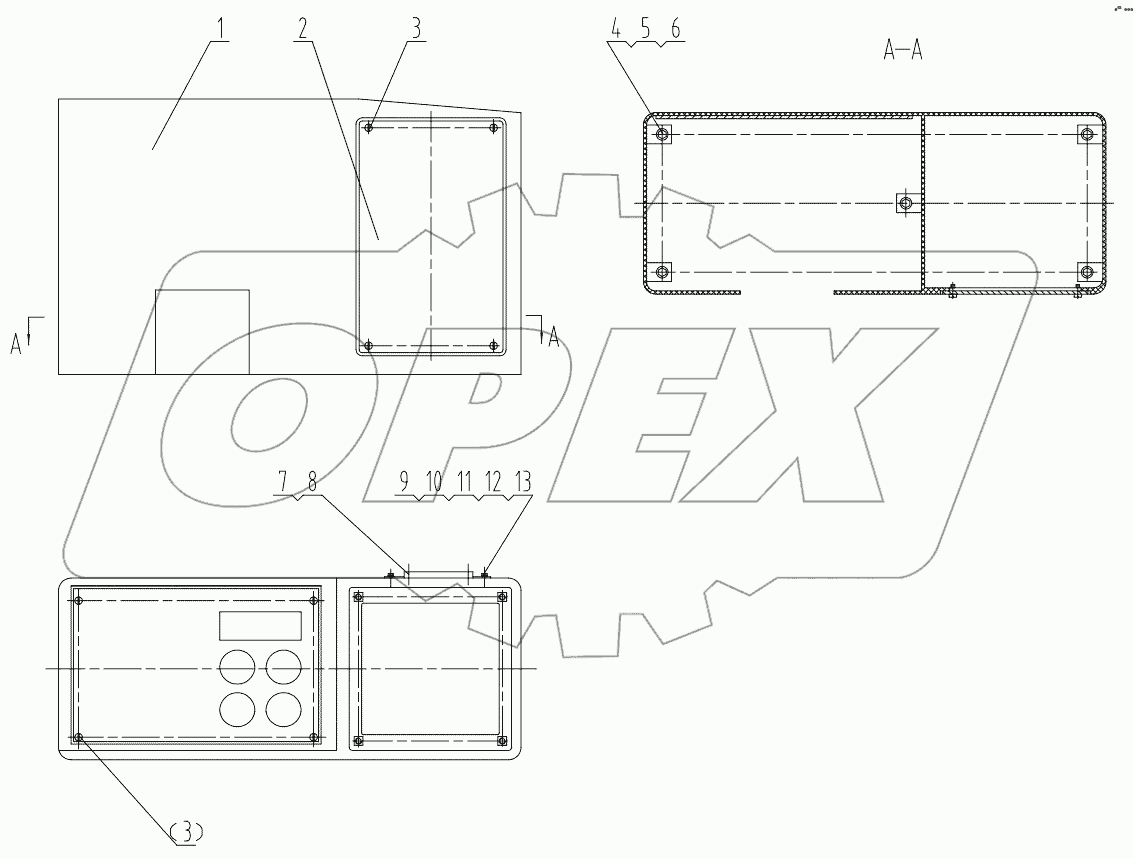  47C0108 001 CONTROL BOX AS