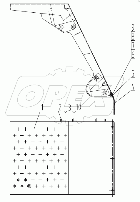  43E0034 004 FRONT FENDER AS-LH