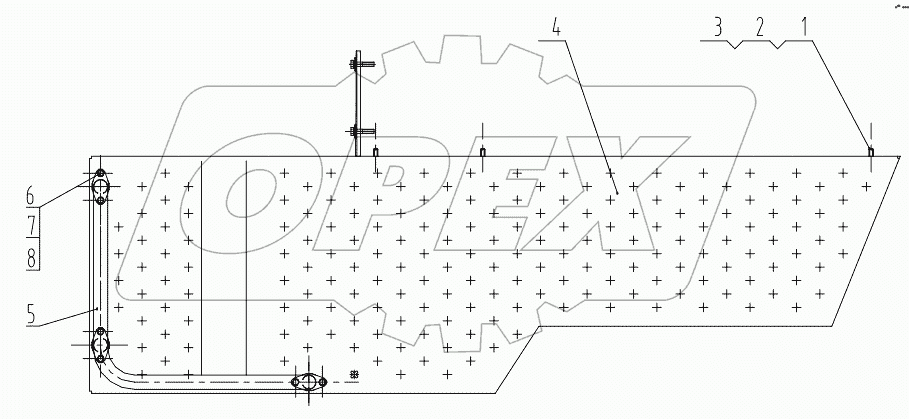  43E0114 003 REAR FENDER AS-RH