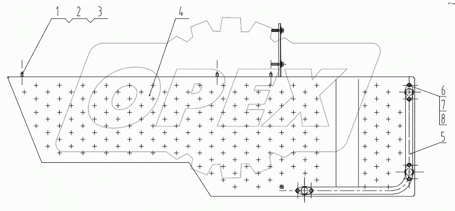  43E0113 003 REAR FENDER AS-LH