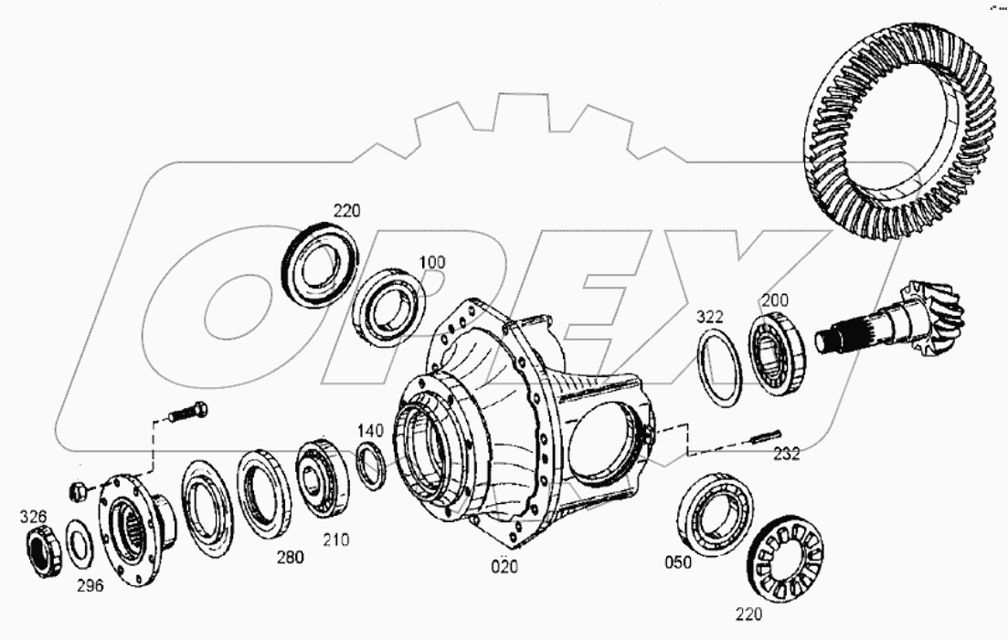  4460 115 004 01 DIFF CARRIER