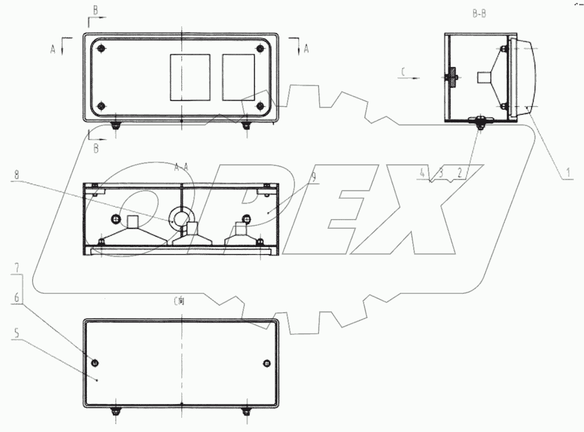  46C0702 000 REAR POSITION LIGHT-RH