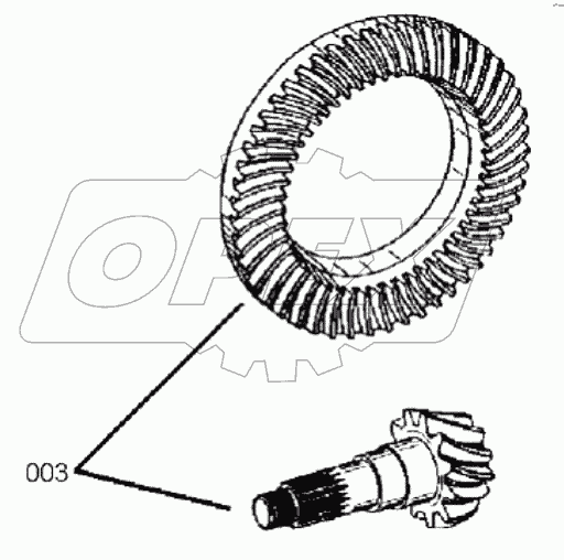  4460 215 338 00 BEVEL GEAR SET