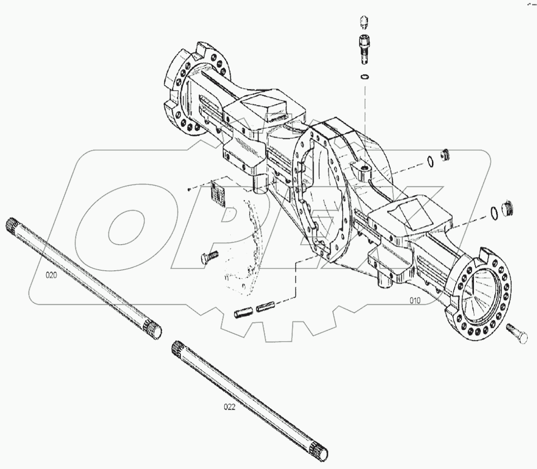  4474 101 119 00 AXLE HOUSING