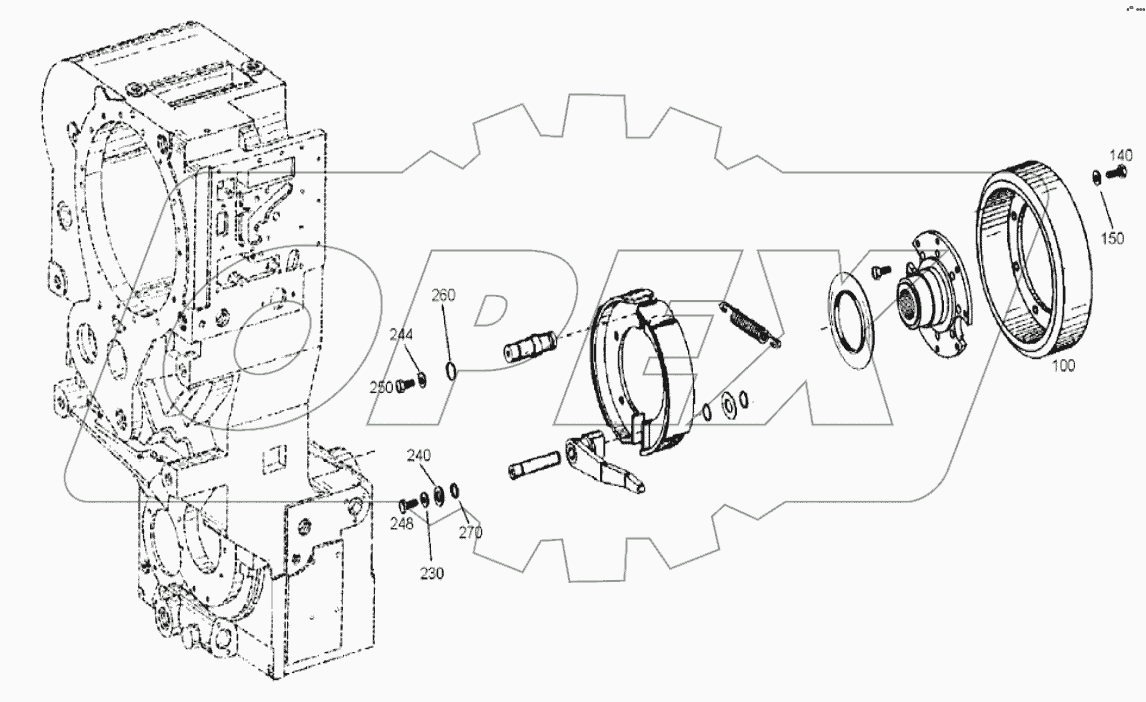 4644 109 040 02 PARKING BRAKE
