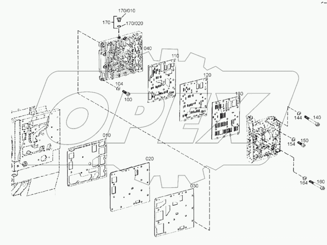  4644 106 325 00 GEARSHIFT SYSTEM