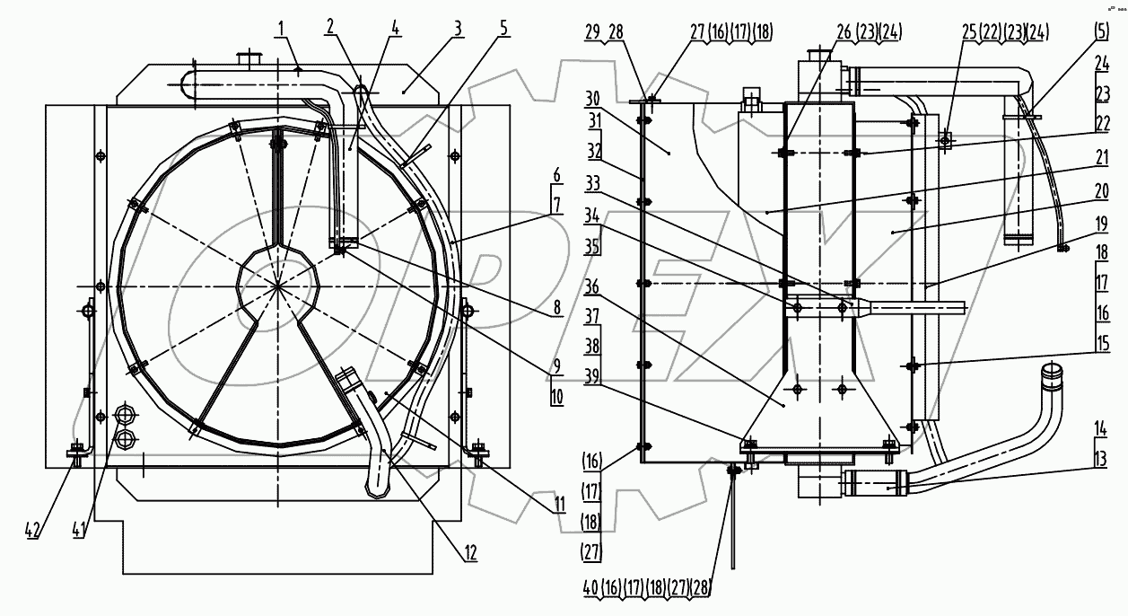  20C0046 003 RADIATOR GP
