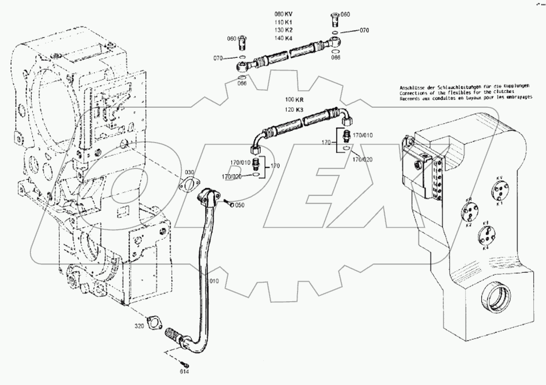  4644 121 023 00 OILPIPE
