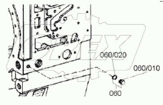  4644 101 491 00 GEARBOX HOUSING