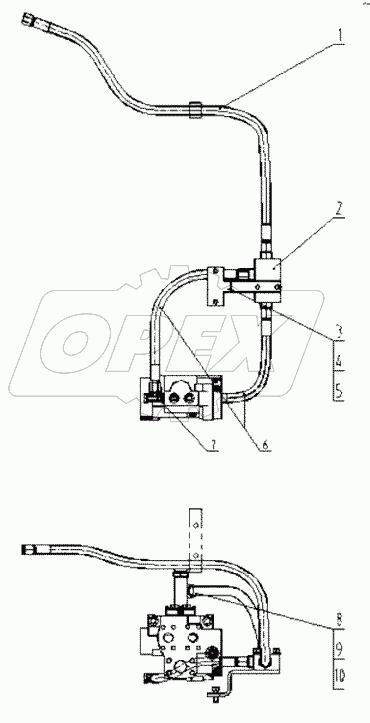  00C0255 000 METERING PUMP LINES