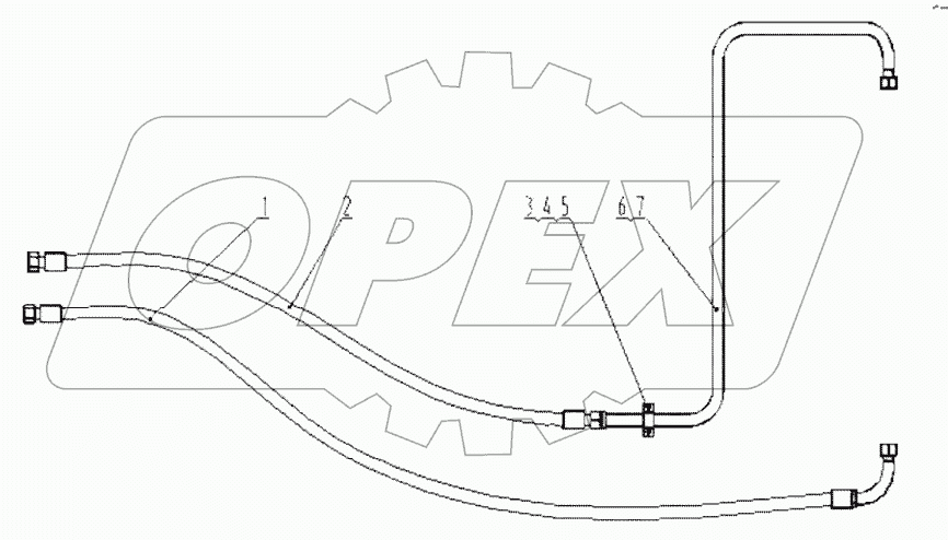  00C0047 000 RADIATOR LINES