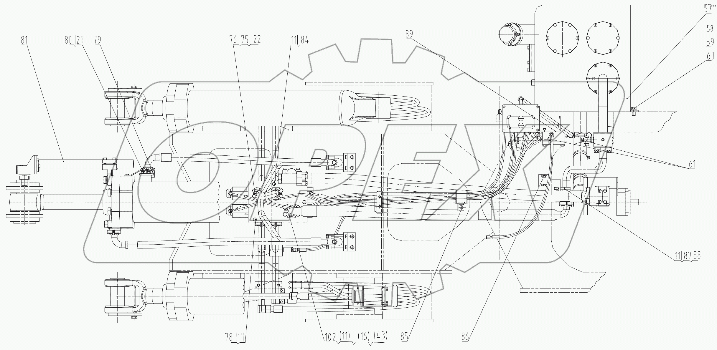  11E0385 006 HYDRAULIC SYSTEM