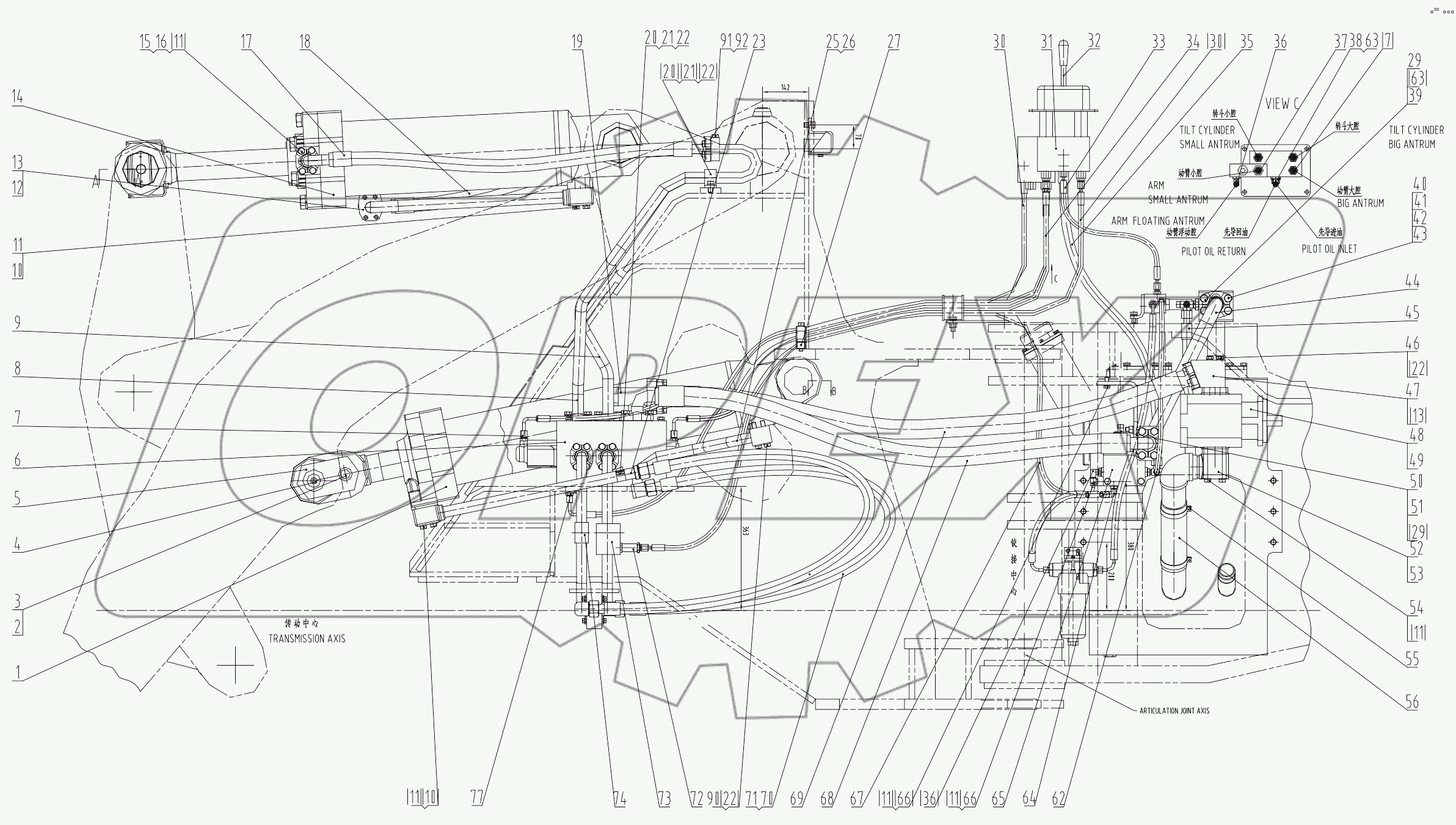  11E0385 006 HYDRAULIC SYSTEM