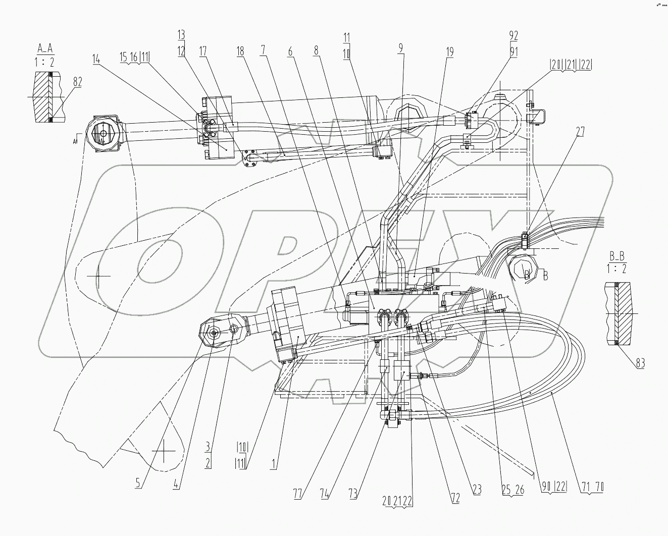  11E0413 003 HYDRAULIC SYSTEM (A)