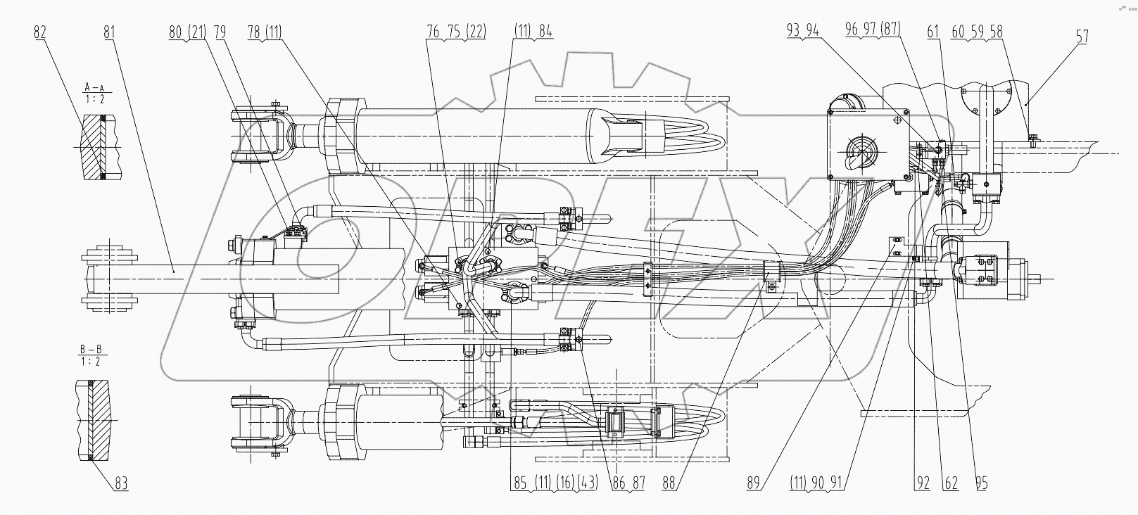  11E0659 002 HYDRAULIC SYSTEM