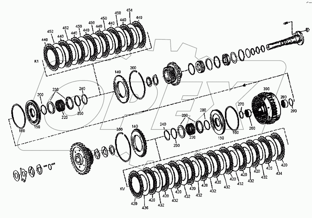 4644 151 034 01 COUPING KV+K1