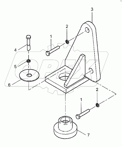  22C1384 000 BRACKET-LH