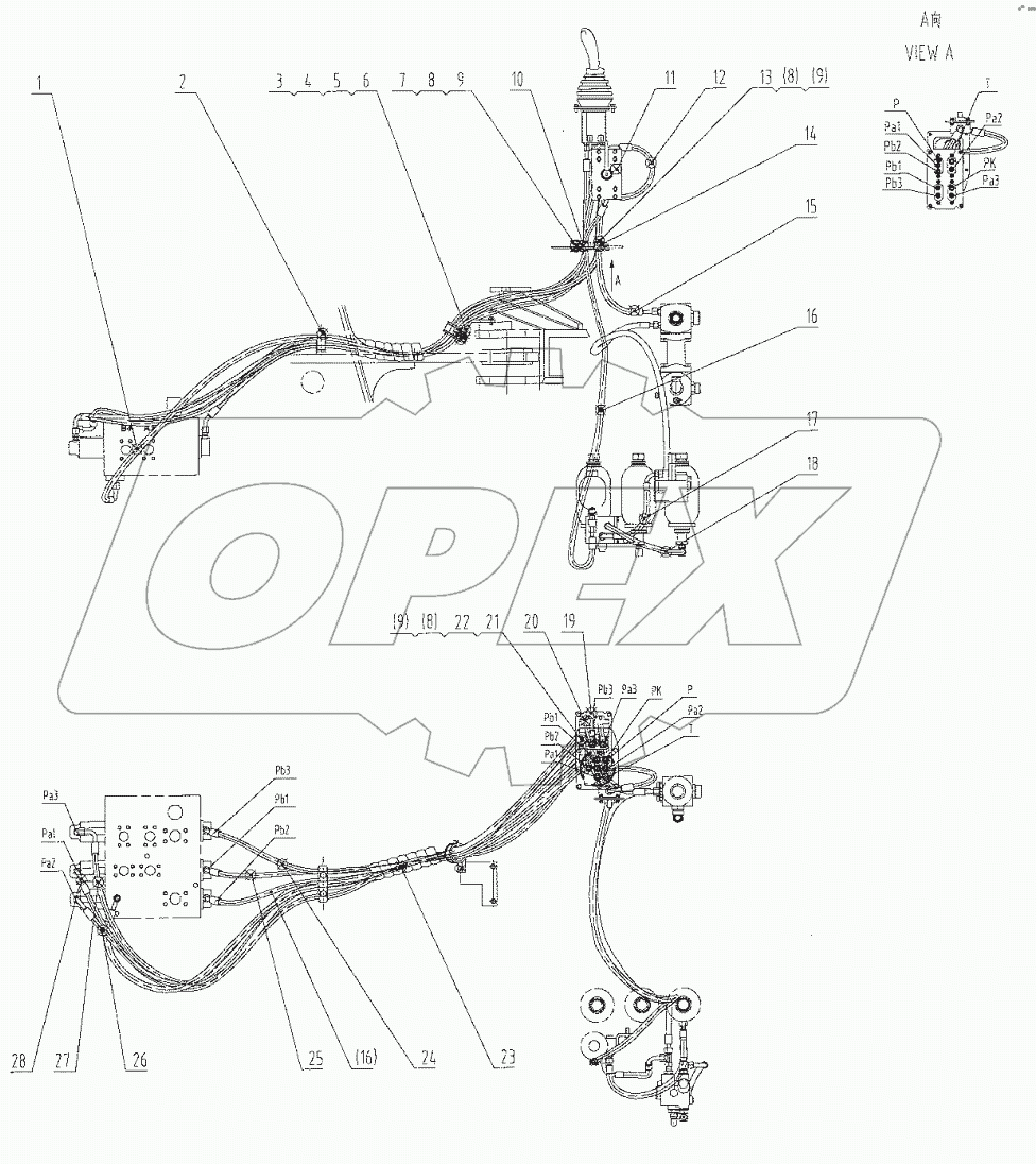  00C2801 000 PILOT CONTROL LINES