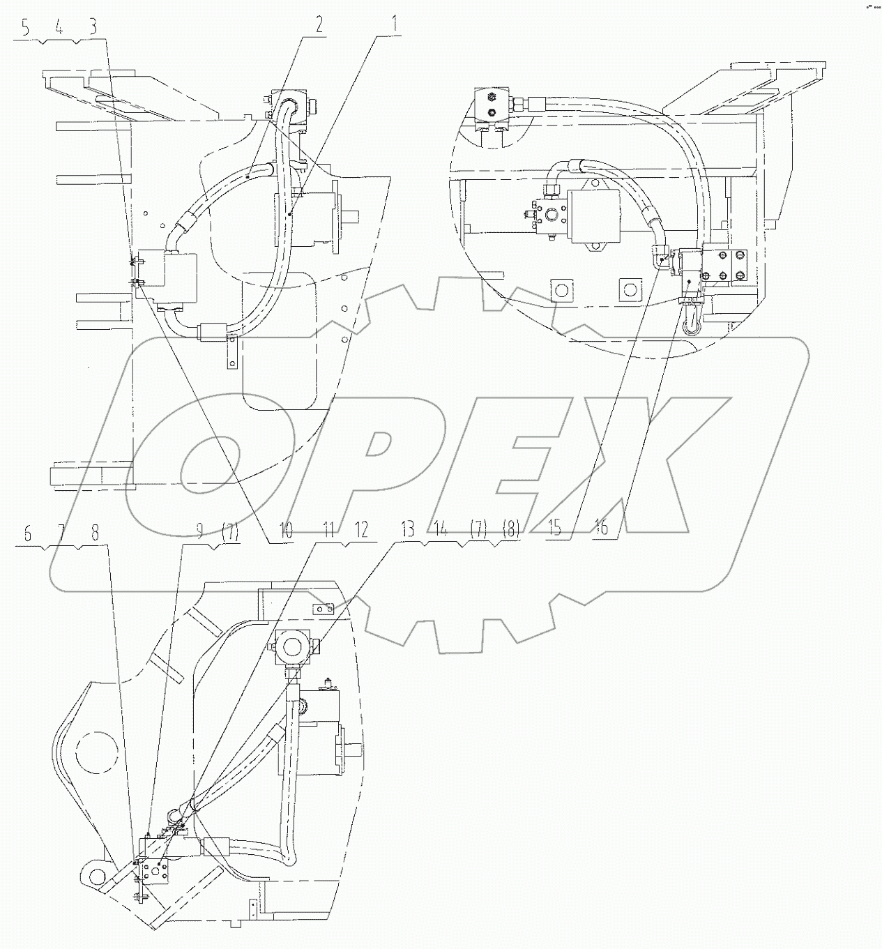 00C1107 006 UNLOAD VALVE LINES
