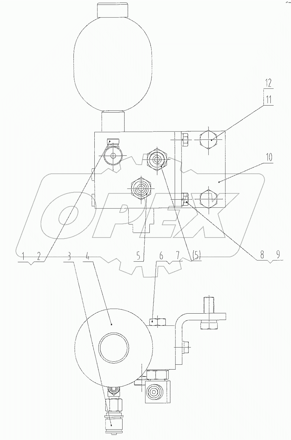  12C1834 001 PILOT OIL SUPPLY VALVE AS