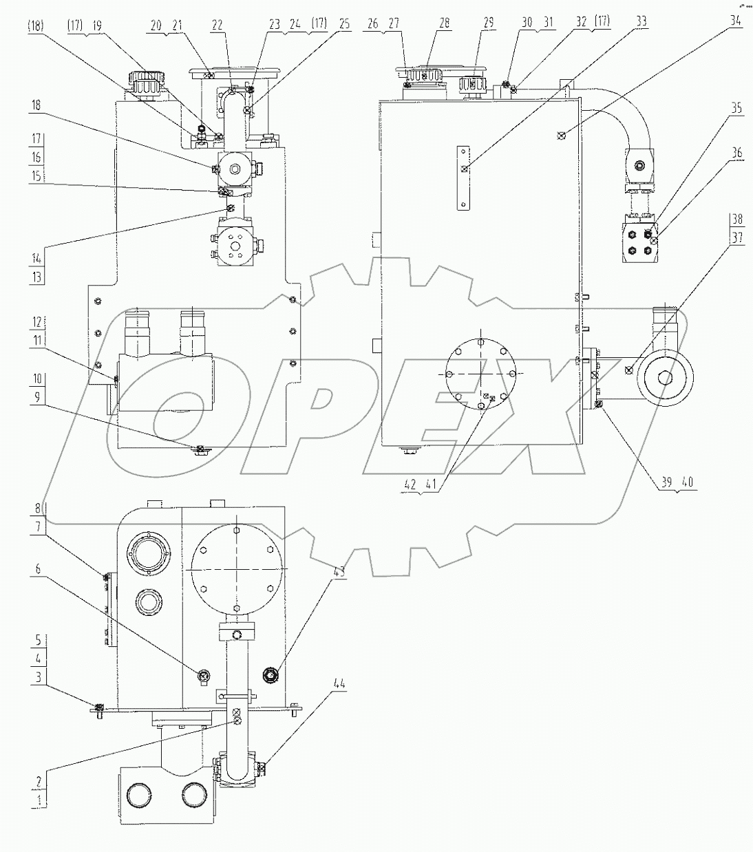  21C0549 000 HYDRAULIC OIL TANK