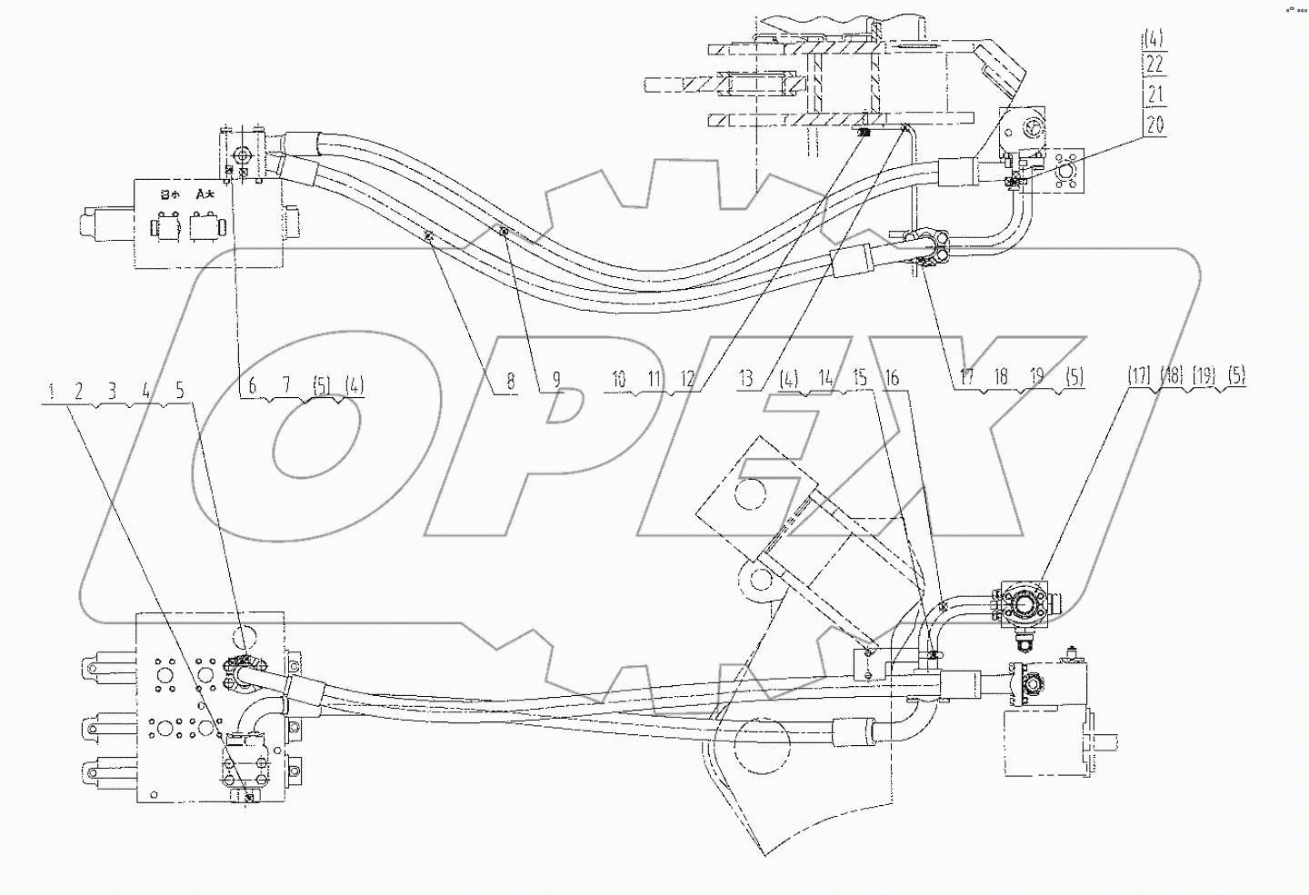  00C1130 002 CONTROL VALVE LINES