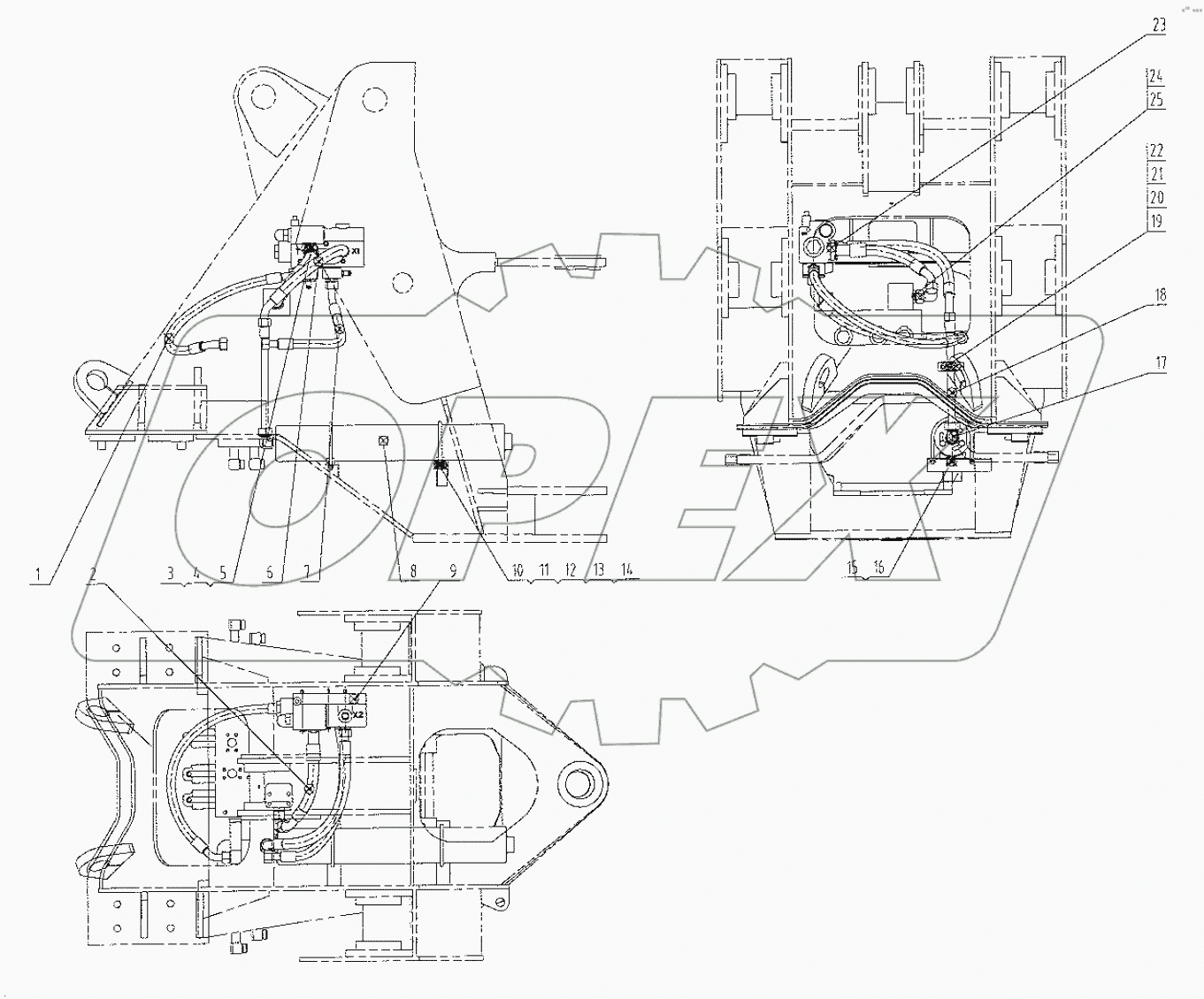  00C1094 001 RIDE CONTROL LINES