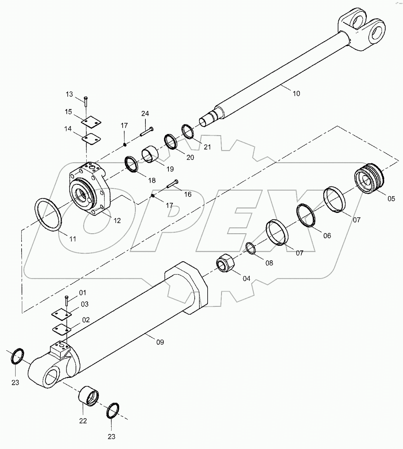  10C0835 001 BOOM CYLINDER