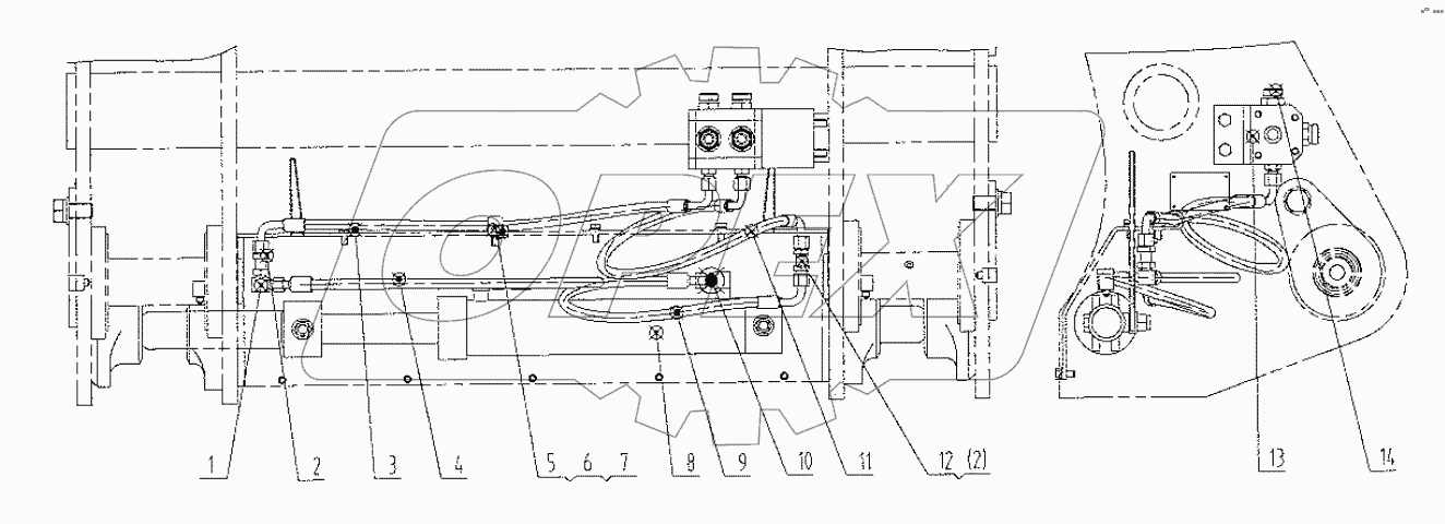  00C1138 000 QUICK COUPLER CYL. LINES