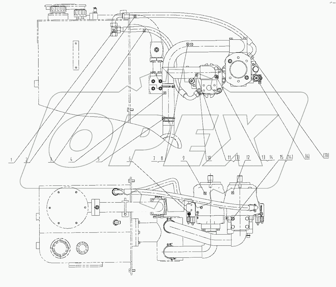  00C2052 000 PUMP OIL SUCTION LINES