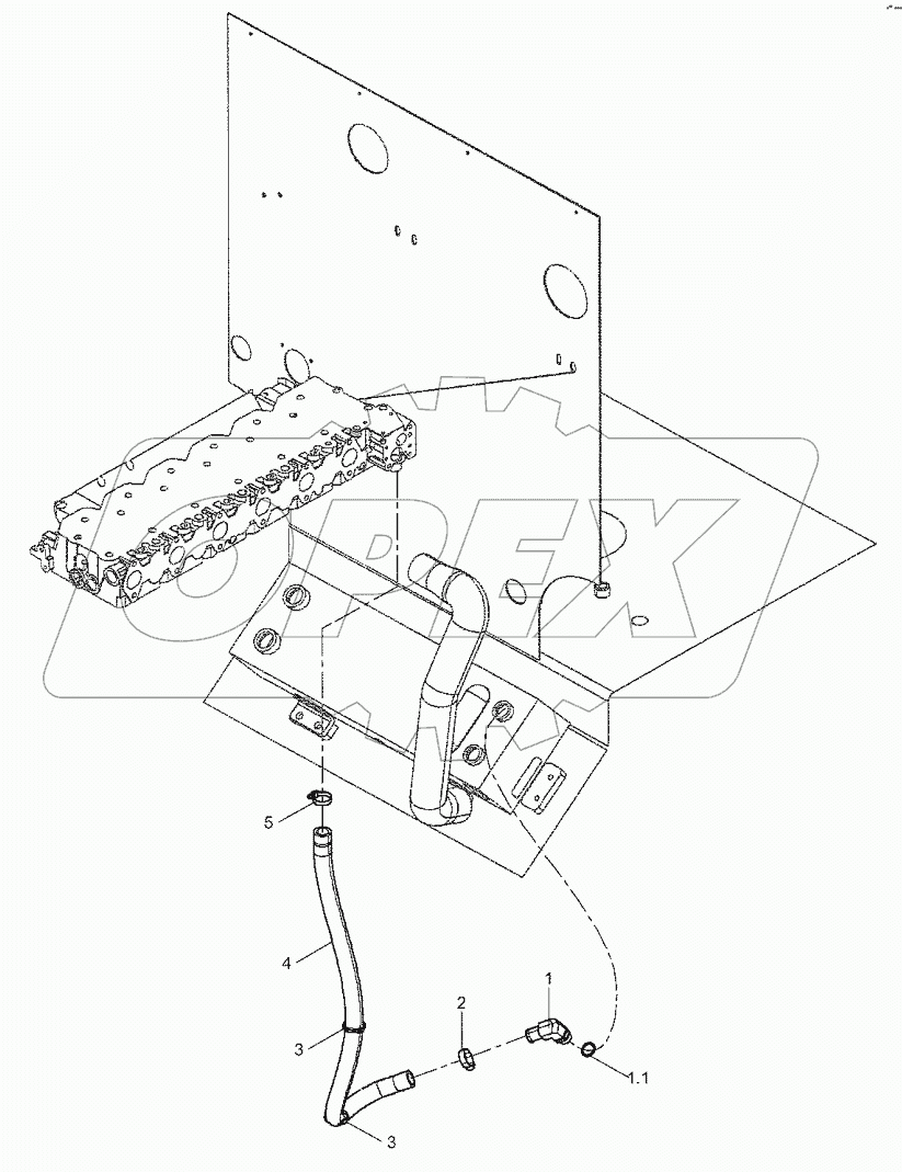  40C4809 001 COOLER LINES