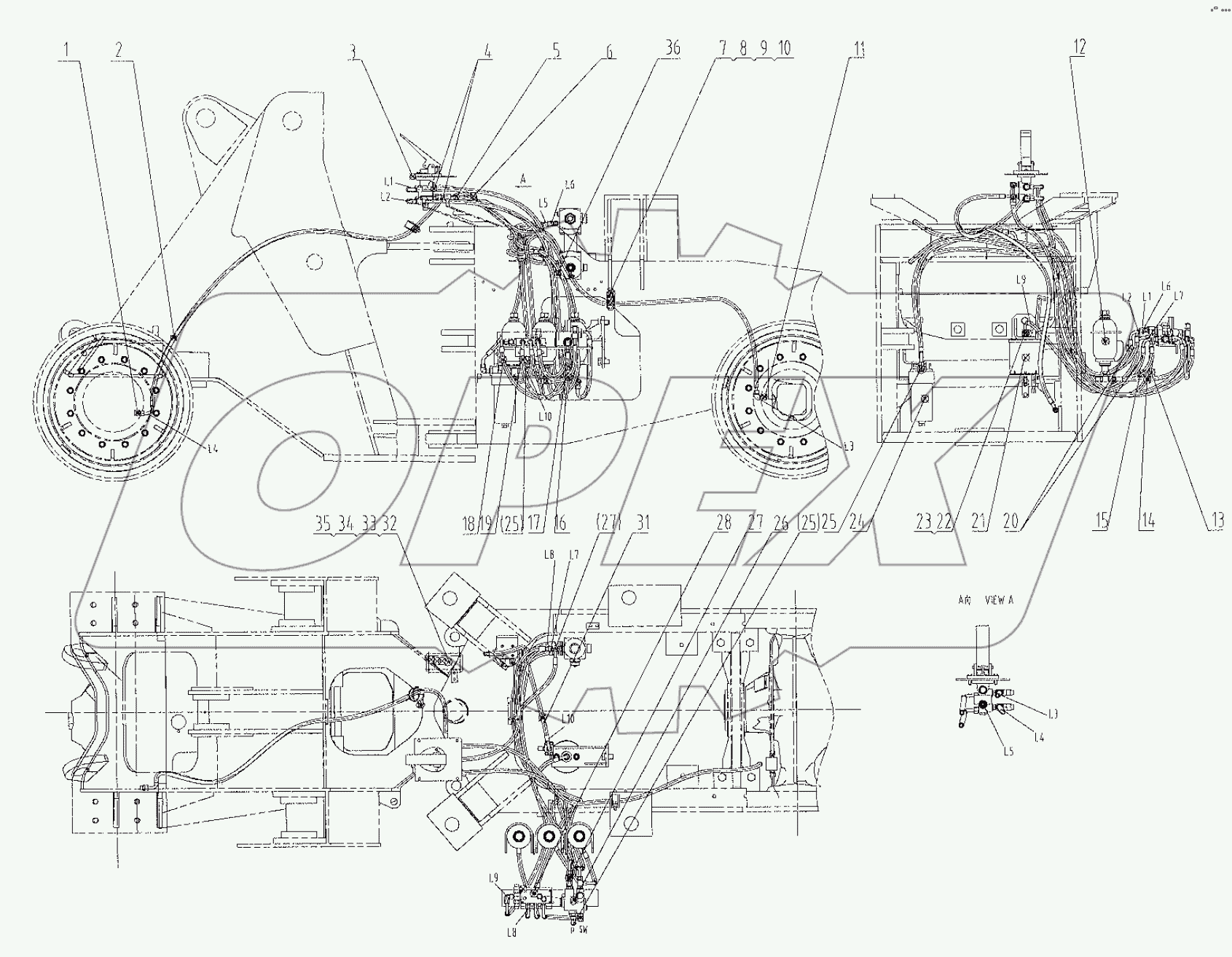  20E0258 006 BRAKE SYSTEM