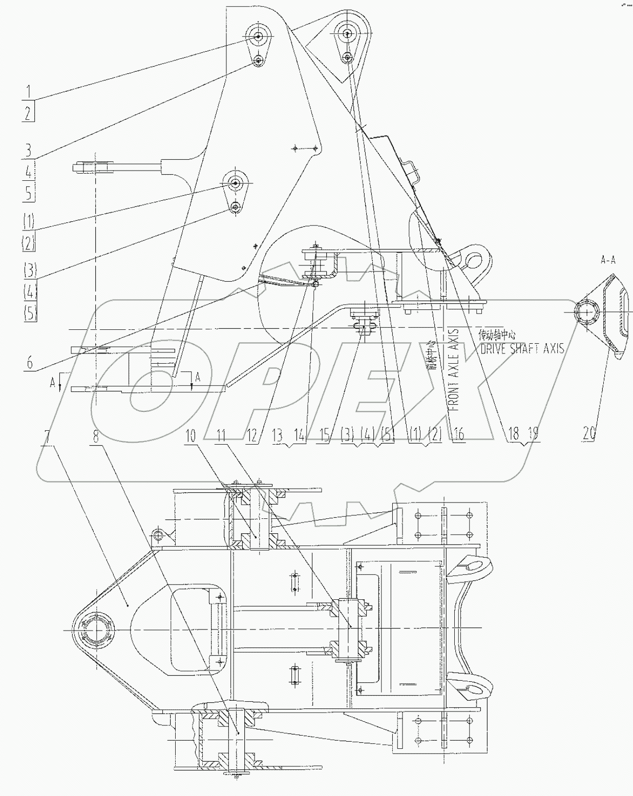 30E0452 005 FRONT FRAME AS