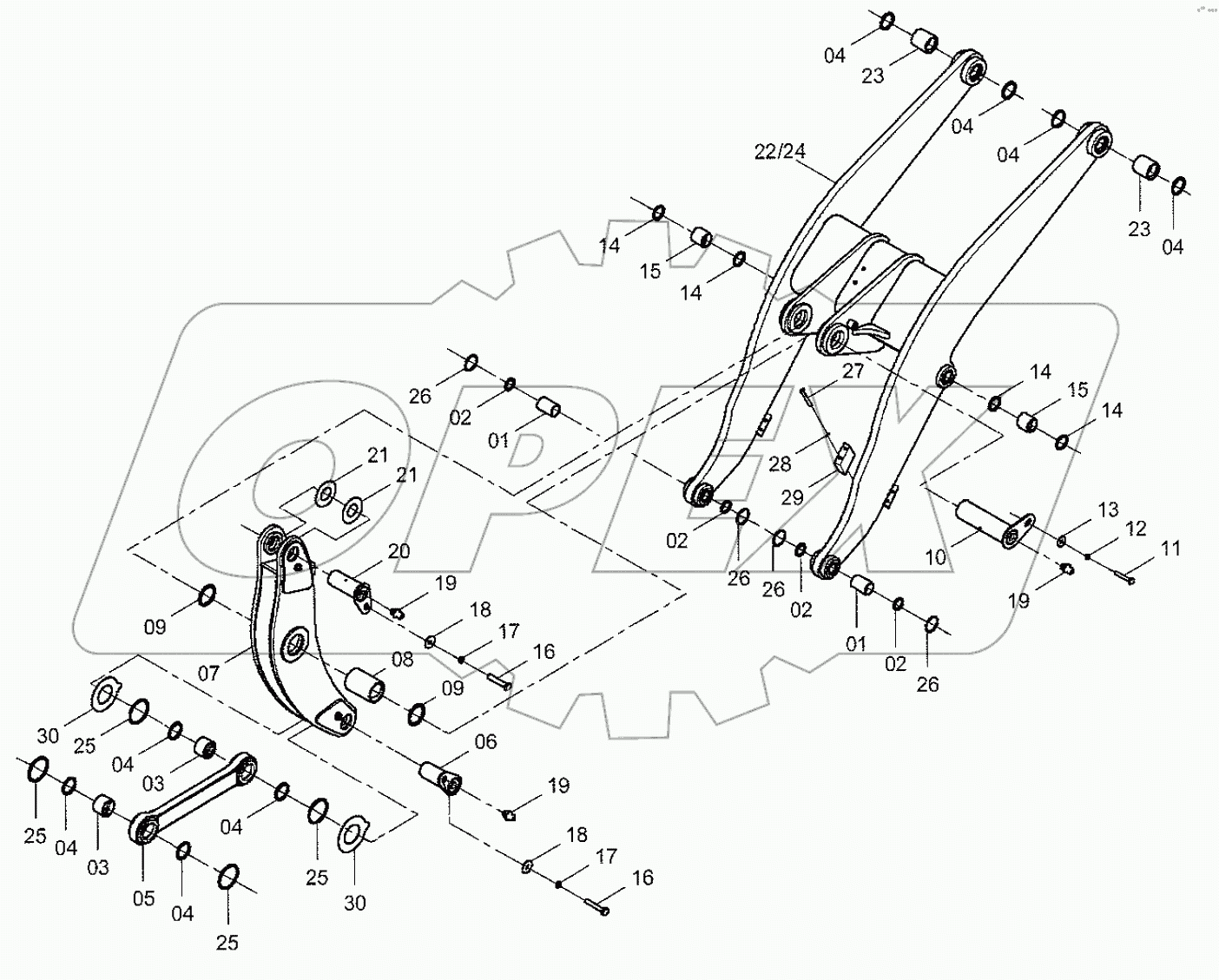  32E0057 005 WORK IMPLEMENT SYSTEM