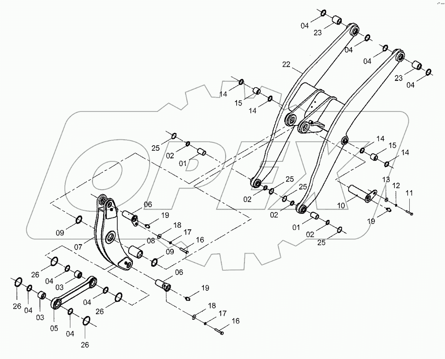 32E1503 003 WORK IMPLEMENT SYSTEM