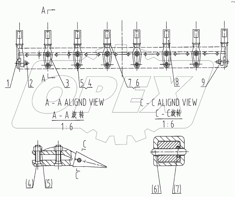  43C0623 000 TOOTH GP