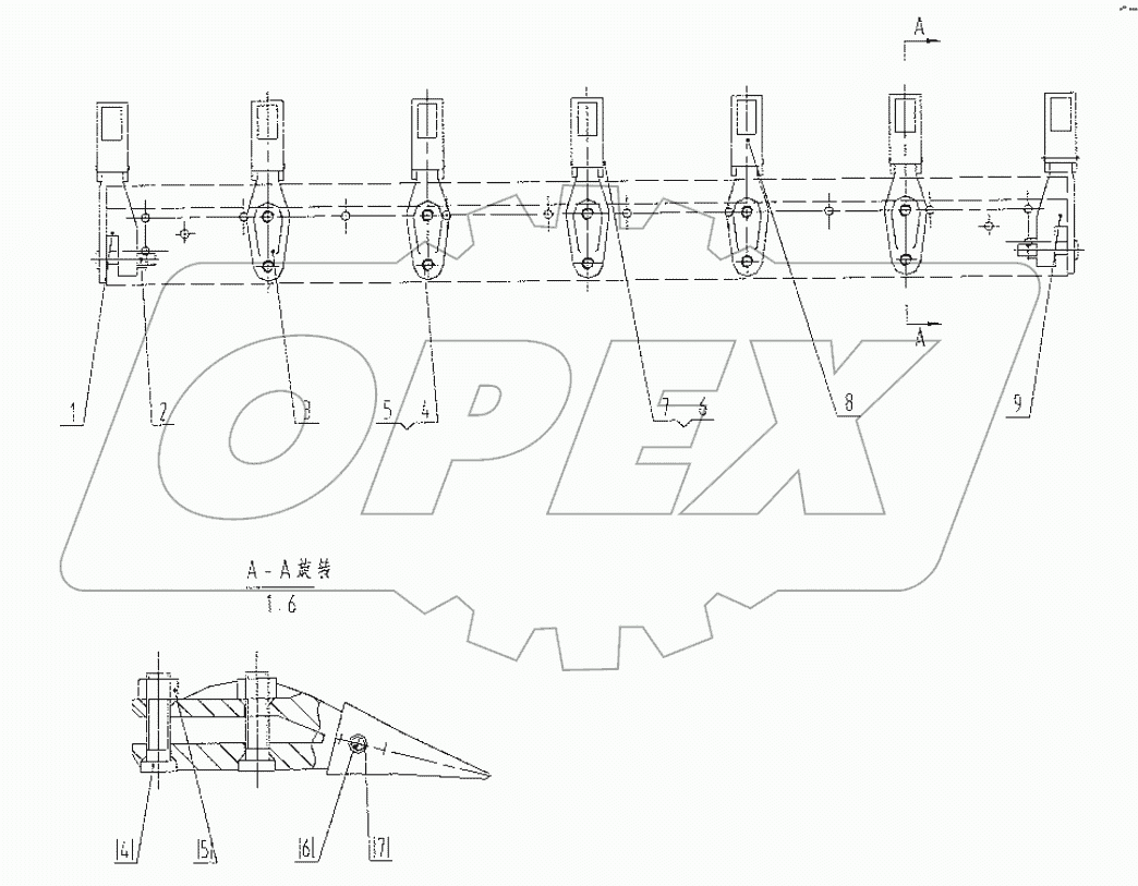  43C0442 000 TOOTH GROUP